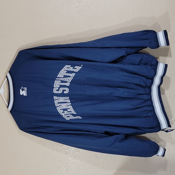 vintage Starter Penn State Nittany Lions pullover heavy windbreaker Size 2XL - Picture 8 of 10